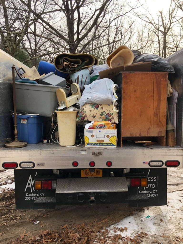 Truck full of junk Commercial Cleanouts