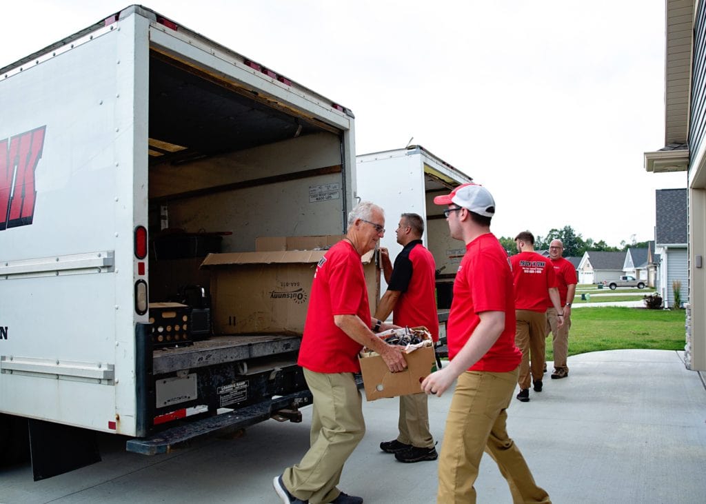 Loading the Truck 'N Junk Truck